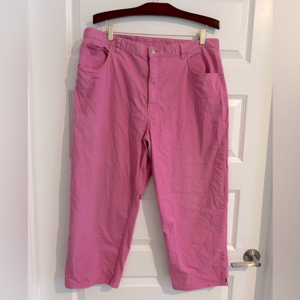 Nordstrom Cropped Pants Pink Size 18